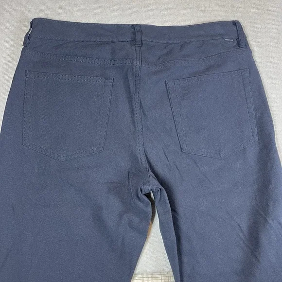7 Diamonds Baron 5 Pocket Pants Mens Size 34x30 Navy Blue Straight Fit Stretch - Picture 8 of 11